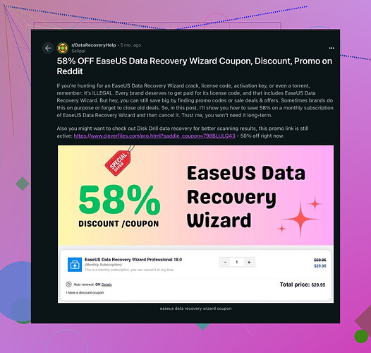 Hulp Nodig bij het Vinden van Easeus Data Recovery Wizard Sleutel