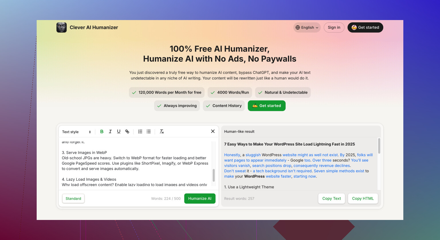 How can I make my AI-generated essay sound more human?