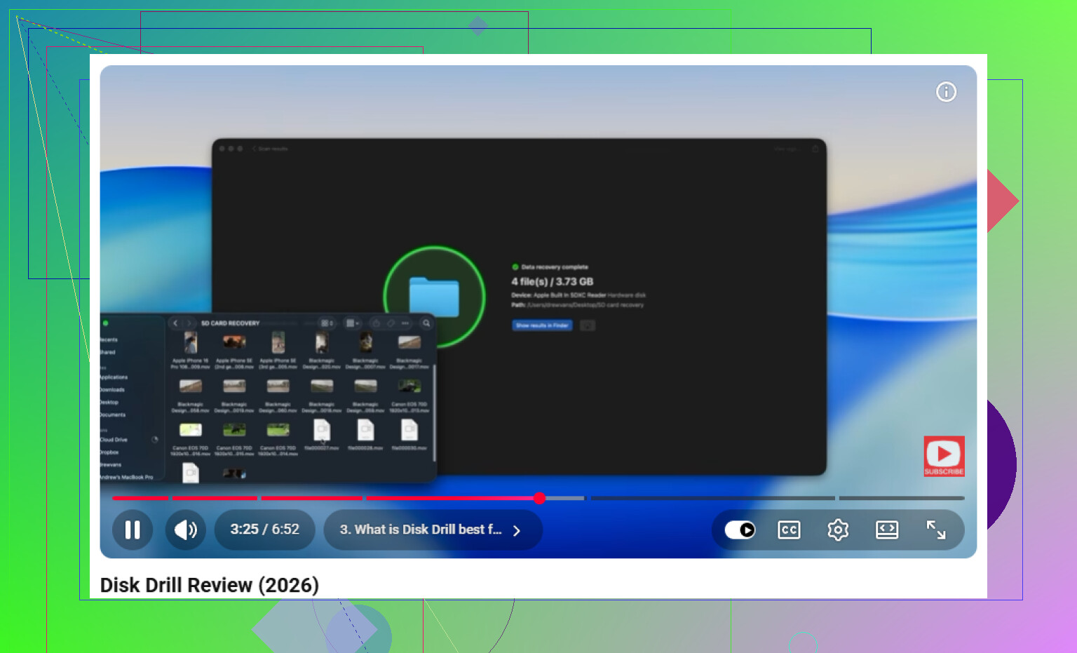 Hilfe bei der Wiederherstellung der Mac-Festplatte benötigt