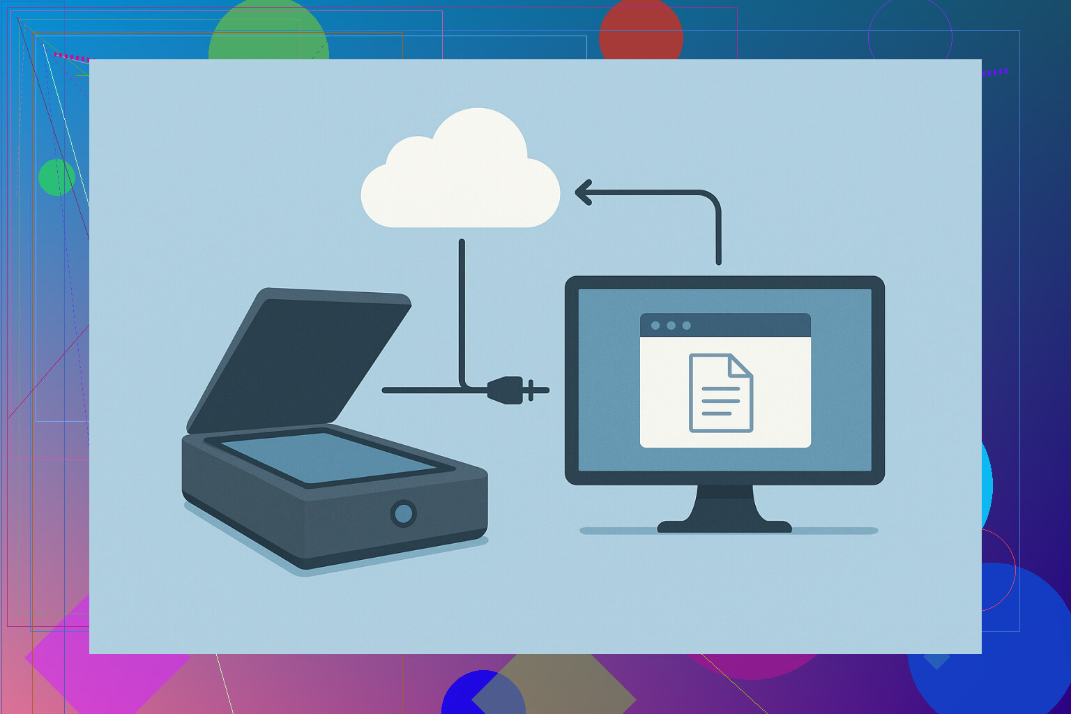Can I share a scanner over ethernet?
