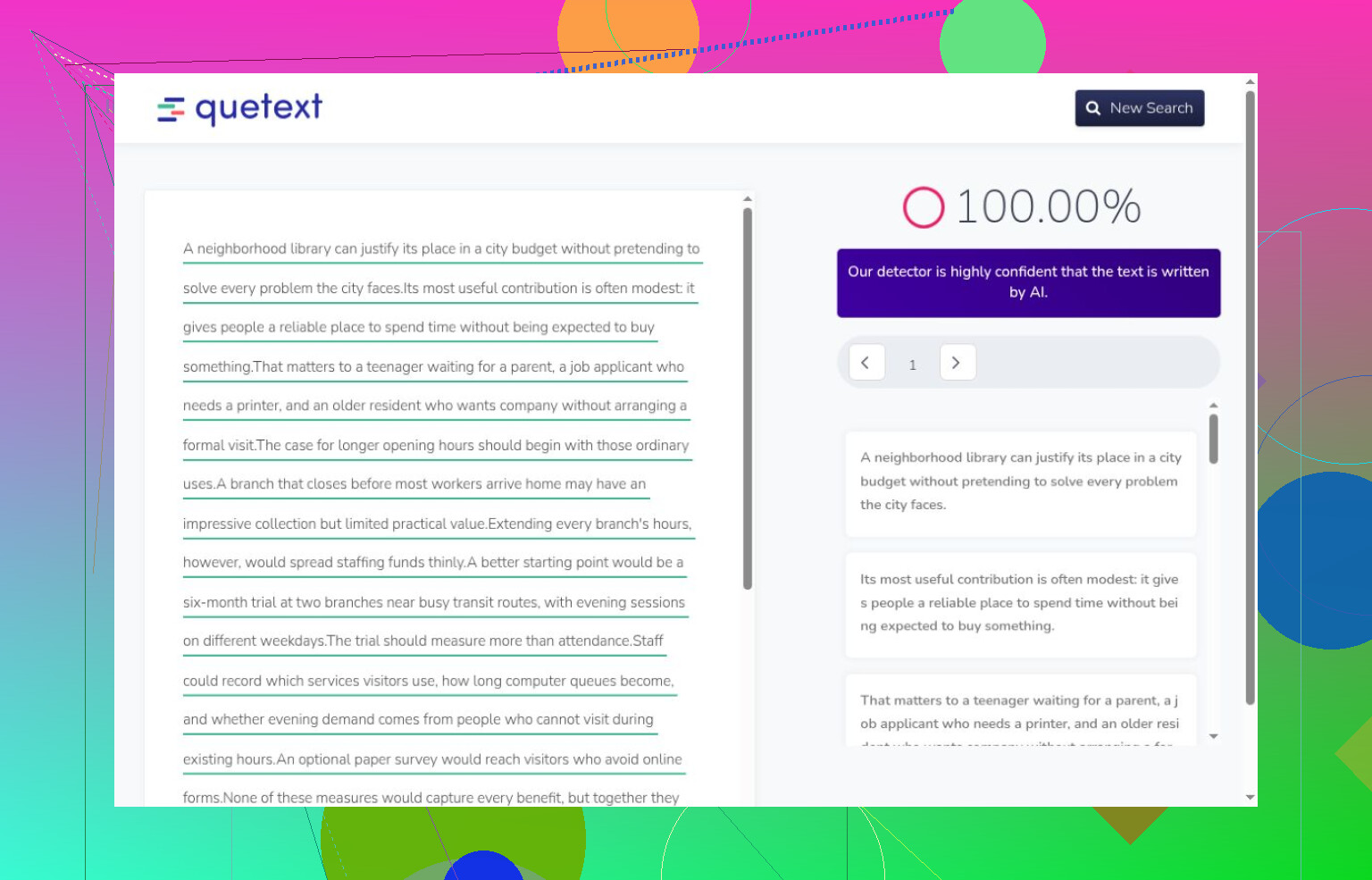 5. Sapling AI Detector